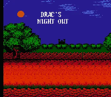 Drac's Night Out (USA) (Proto) screen shot title